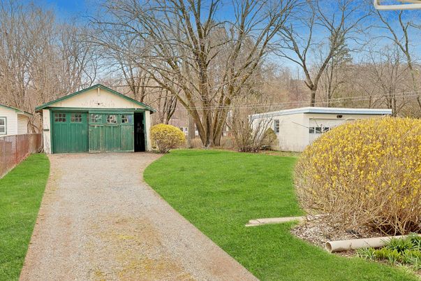 Backyard, Detached Garage, Exterior