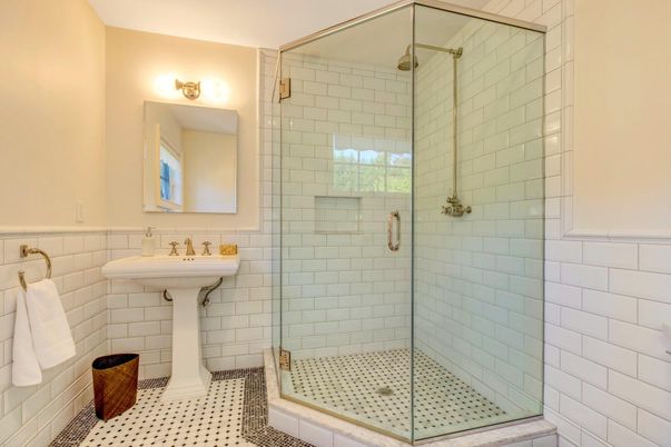 Bathroom, Glass Shower, Interior