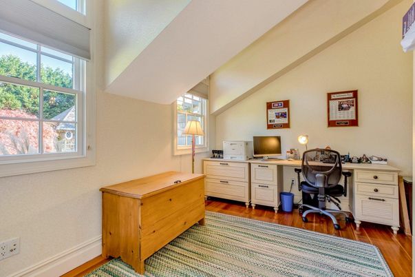 Home Office, Interior, Wood Texture Flooring