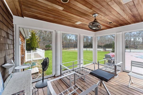Interior, Sun Room, Wooden Ceilings, Wood Texture Flooring