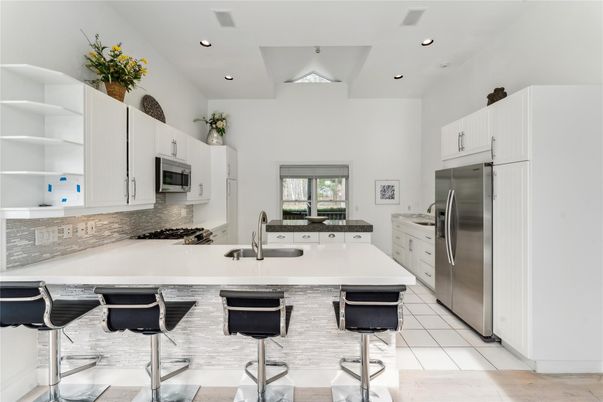 Interior, Kitchen, Recessed Lighting, Stainless Steel Appliances