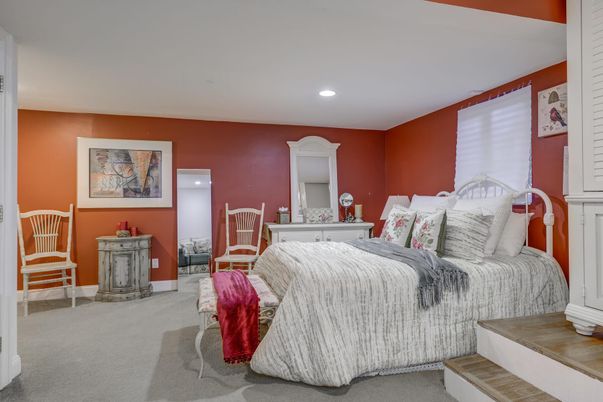 Bedroom, Interior, Recessed Lighting