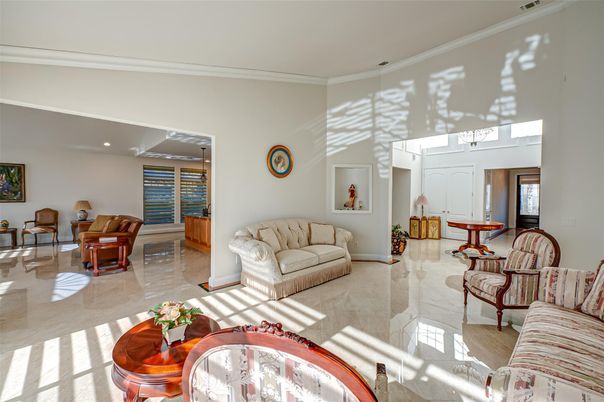 Interior, Living room, Recessed Lighting