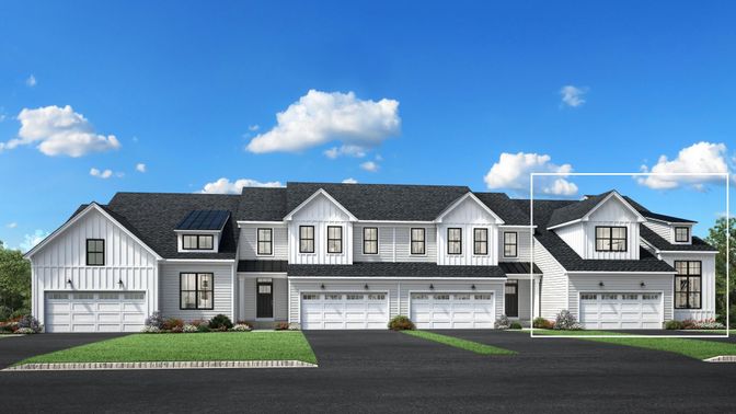 Attached, Exterior, Facade, Farmhouse