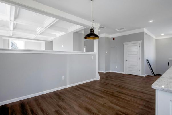 Interior, Pendant Lights, Recessed Lighting, Wood Texture Flooring
