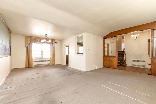 Chandelier, Empty room, Interior