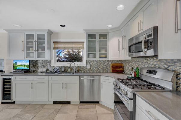 Interior, Kitchen, Recessed Lighting, Stainless Steel Appliances