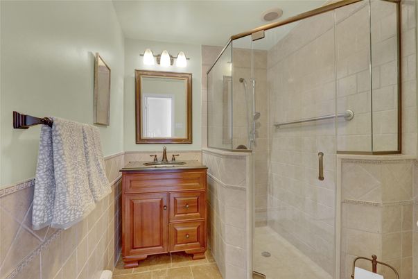 Bathroom, Glass Shower, Interior