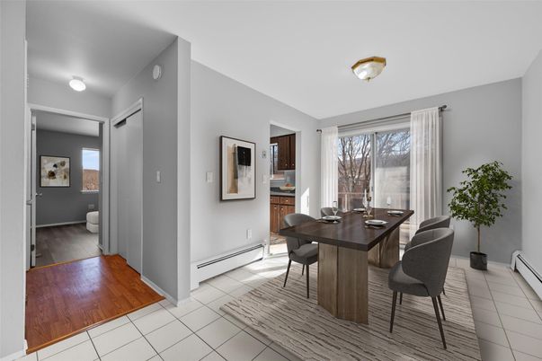 Dining room, Interior, Wood Texture Flooring