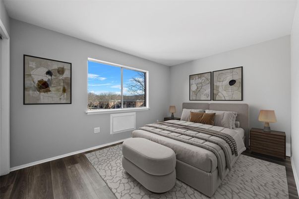 Bedroom, Interior, Wood Texture Flooring