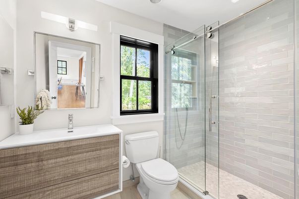 Bathroom, Glass Shower, Interior