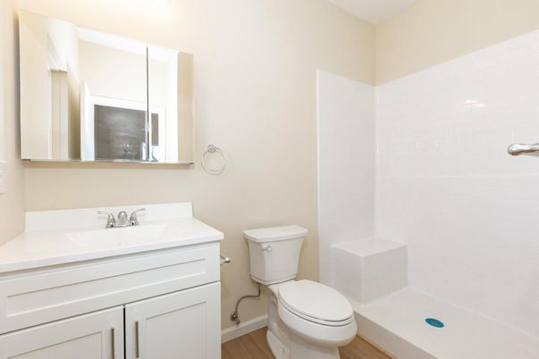 Bathroom, Interior, Wood Texture Flooring