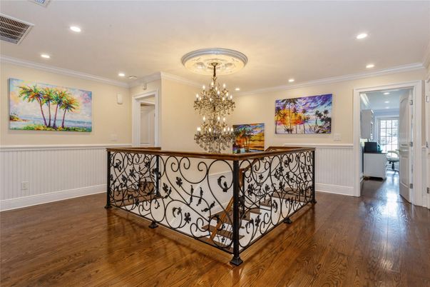 Chandelier, Interior, Recessed Lighting, Wood Texture Flooring
