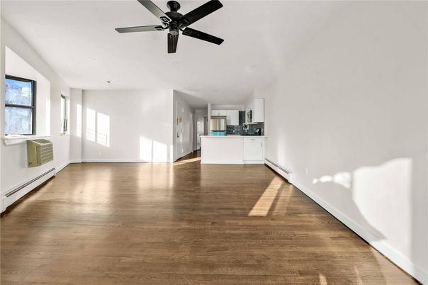 Empty room, Interior, Kitchen, Wood Texture Flooring