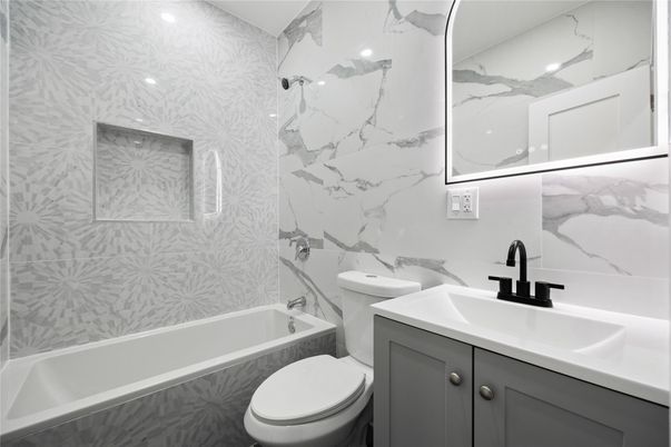 Bathroom, Interior, Marble Walls