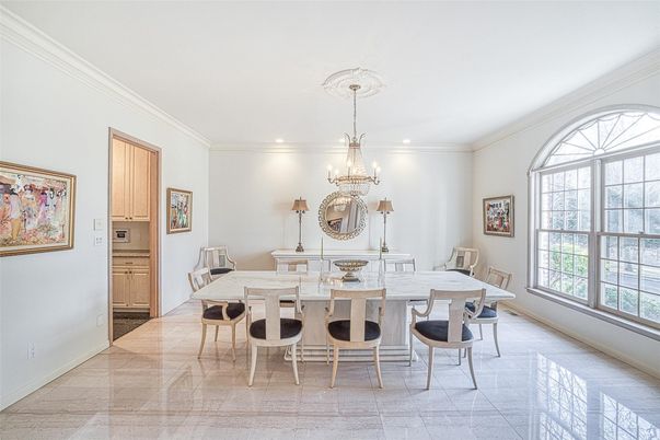 Chandelier, Dining room, Interior, Recessed Lighting