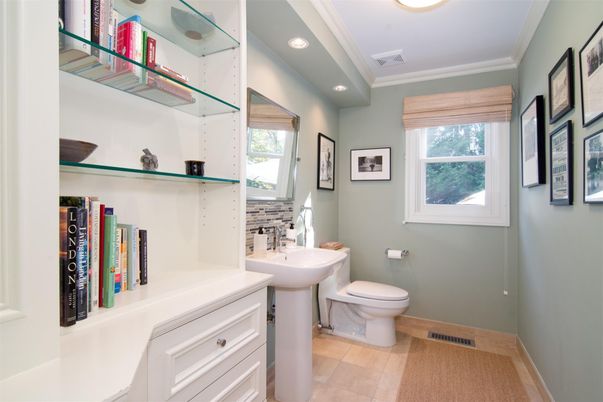 Bathroom, Interior, Recessed Lighting