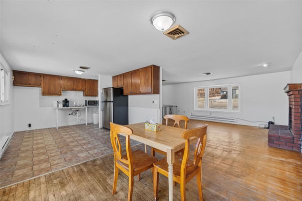 Dining room, Interior, Kitchen, Wood Texture Flooring