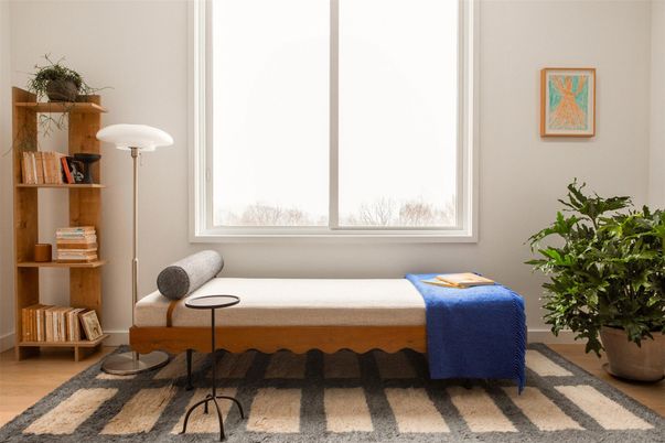 Bedroom, Interior, Wood Texture Flooring