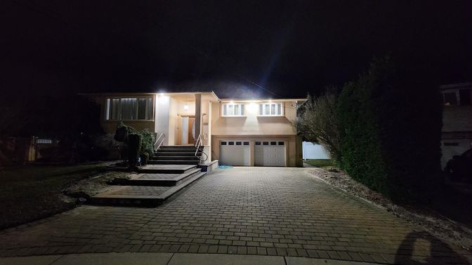 Attached, Exterior, Facade, Modern