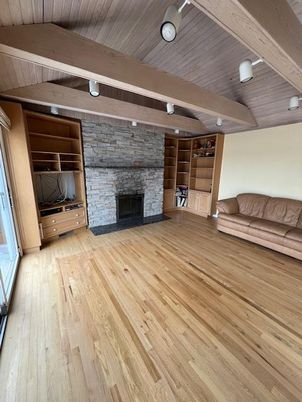 Fireplace, Interior, Stone Walls, Wooden Beams, Wooden Ceilings, Wood Texture Flooring
