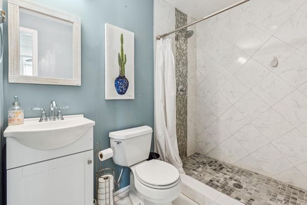 Bathroom, Interior, Marble Walls
