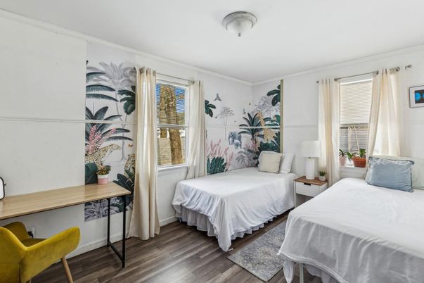 Bedroom, Interior, Wood Texture Flooring
