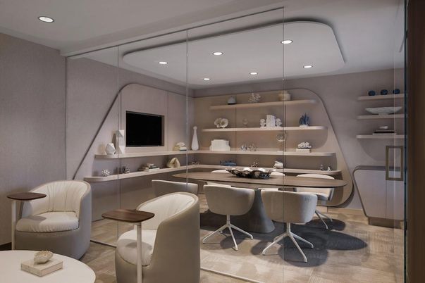 Dining room, Interior, Recessed Lighting