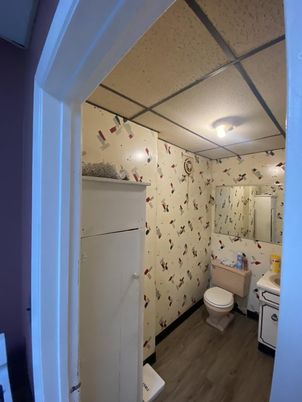 Bathroom, Interior, Wood Texture Flooring