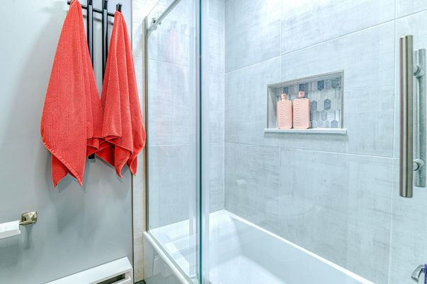 Bathroom, Glass Shower, Interior