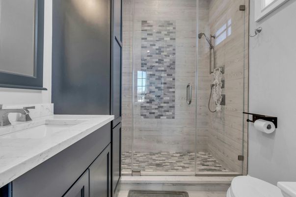 Bathroom, Glass Shower, Interior