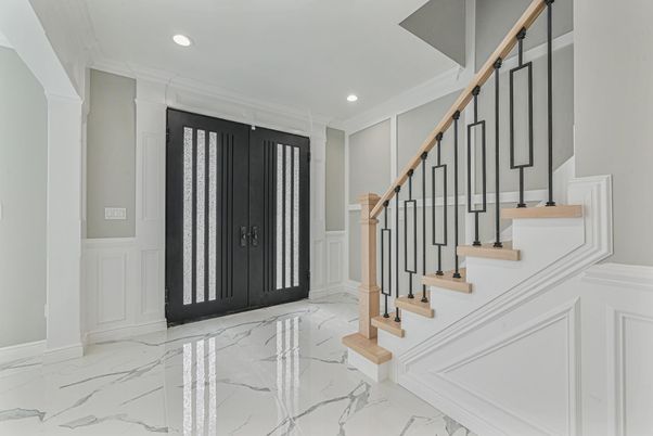 Interior, Marble, Recessed Lighting
