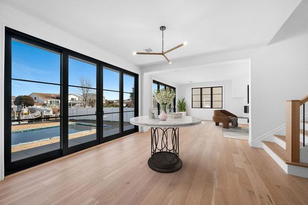 Interior, Pendant Lights, Piano, Wood Texture Flooring