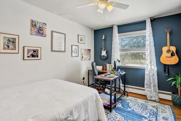 Bedroom, Home Office, Interior, Wood Texture Flooring