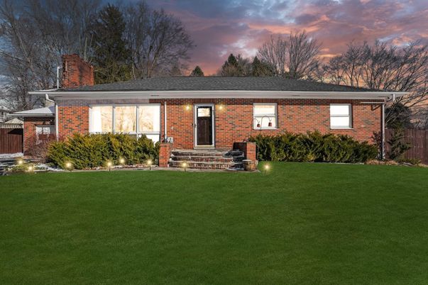 Exterior, Facade, Brick Facade, Ranch