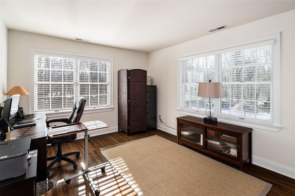 Home Office, Interior, Wood Texture Flooring
