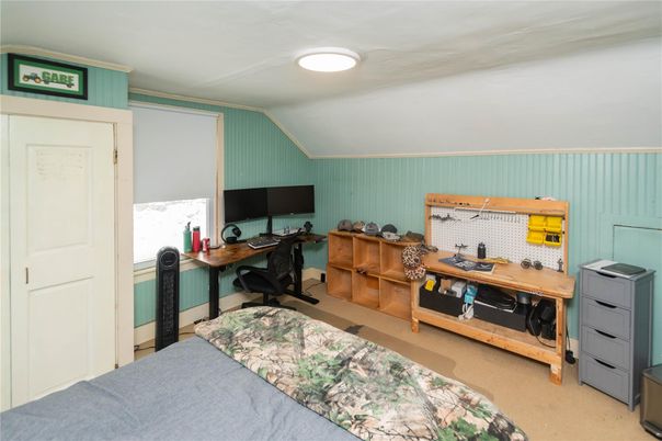 Bedroom, Home Office, Interior, Recessed Lighting