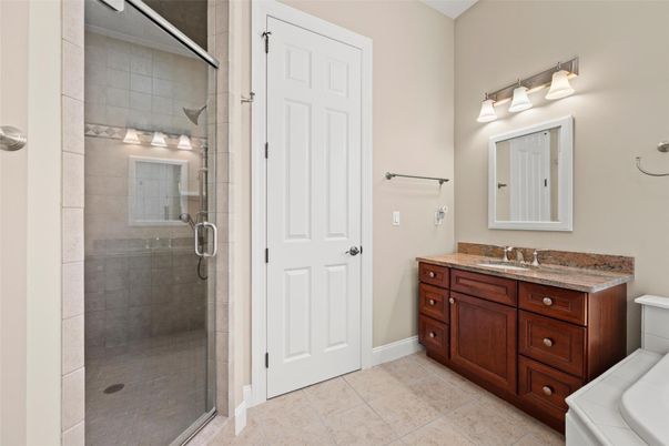 Bathroom, Glass Shower, Interior