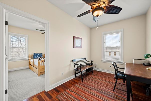 Home Office, Interior, Wood Texture Flooring