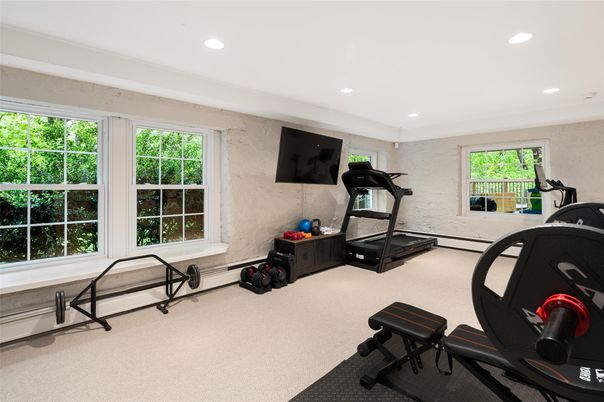 Fitness Equipment, Interior, Recessed Lighting