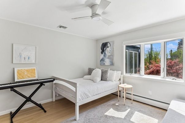 Bedroom, Interior, Wood Texture Flooring