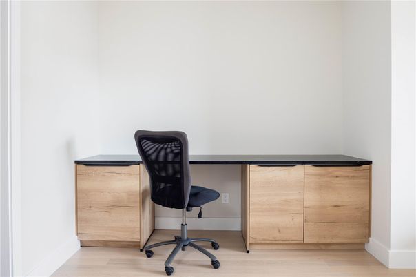 Home Office, Interior, Wood Texture Flooring