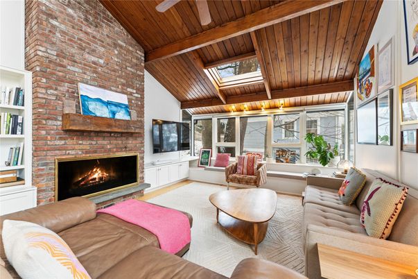 Fireplace, Interior, Living room, Stone Walls, Wooden Beams, Wooden Ceilings