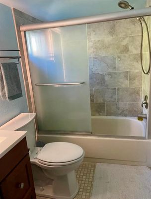 Bathroom, Glass Shower, Interior