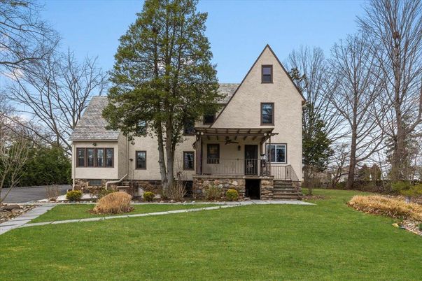 Backyard, Exterior, Facade, Tudor Revival