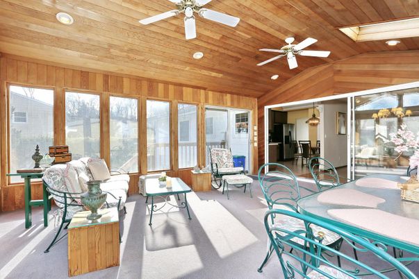 Dining room, Interior, Recessed Lighting, Sun Room, Wooden Ceilings