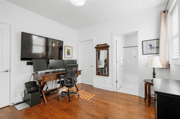 Home Office, Interior, Wood Texture Flooring