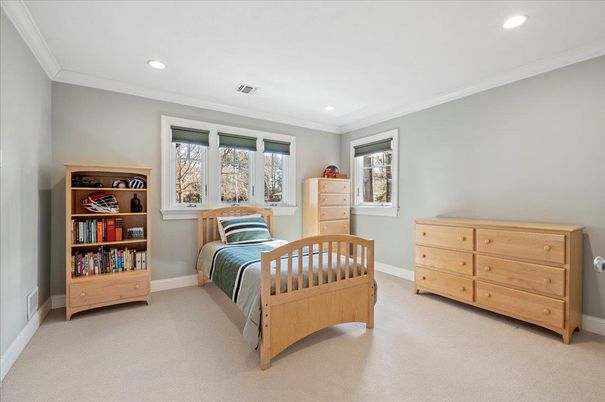 Bedroom, Interior, Recessed Lighting