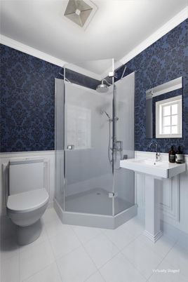 Bathroom, Glass Shower, Interior