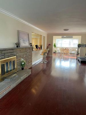 Dining room, Fireplace, Interior, Wood Texture Flooring